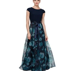 Ignite Evenings Floral Organza Gown